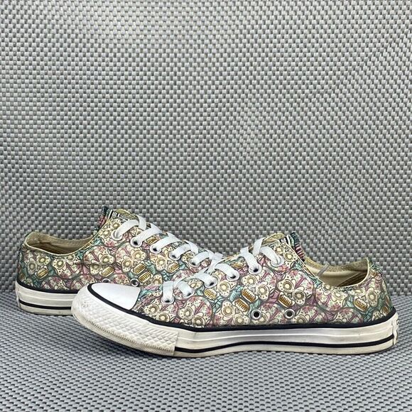 Converse All Star Sugar Skulls Day Of The Dead Sneakers Womens 8 Mens 6 Lace Up - Picture 4 of 9